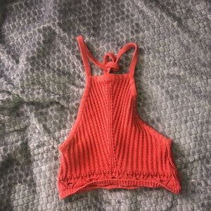 knitted crop top
